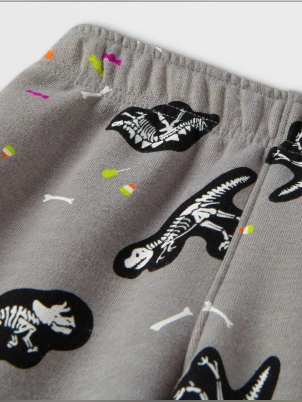 CAT & JACK SKELETON T-REX JOGGERS SET - GRAY VARIOUS SIZES (NEW WITH TAGS) A6